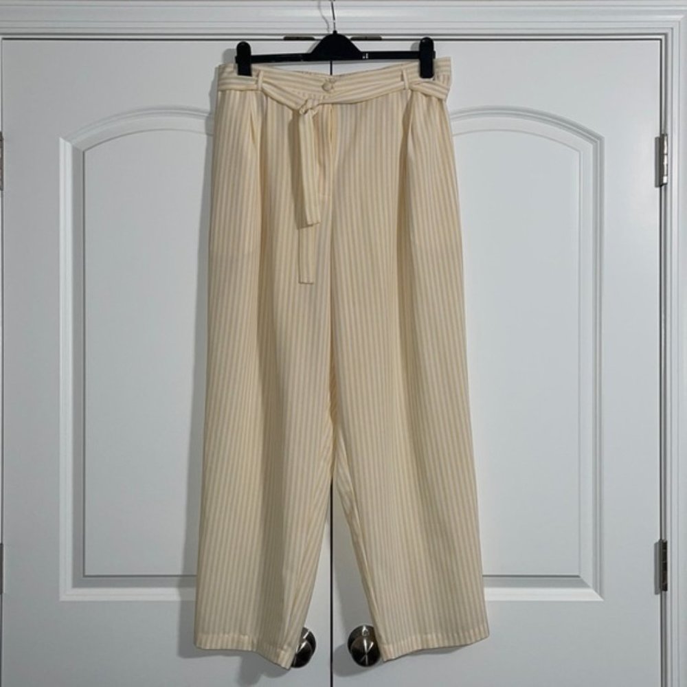 Russ Signature Yellow And White Striped pants